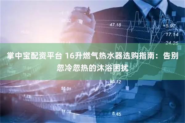 掌中宝配资平台 16升燃气热水器选购指南：告别忽冷忽热的沐浴困扰