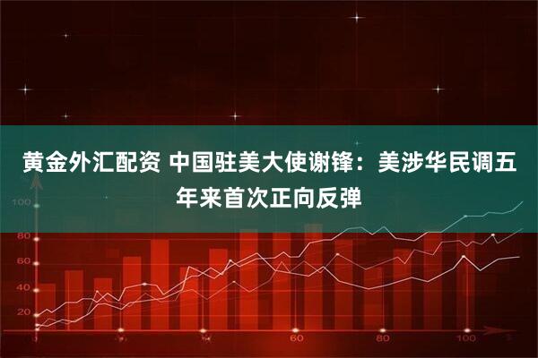 黄金外汇配资 中国驻美大使谢锋：美涉华民调五年来首次正向反弹